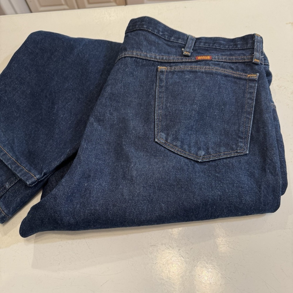 Rustler Jeans Men's 44x30 (44x29) Excellent Condition Barley Worn